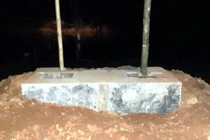 Tai nạn tại cầu đang thi công, 3 người bị vùi lấp