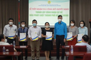 Công bố quyết định thành lập Công đoàn cơ sở báo Pháp Luật TP.HCM