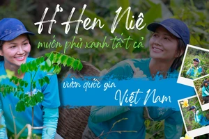 'Hen mong muốn được phủ xanh toàn bộ vườn quốc gia ở Việt Nam'