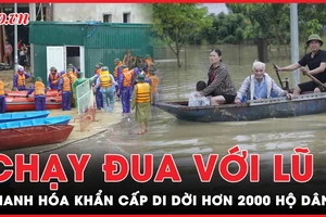 Mưa lũ hoành hành, Thanh Hóa khẩn trương di dời hơn 2.000 hộ dân tránh thảm họa