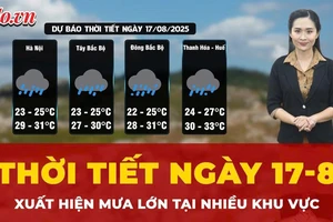 Dự báo thời tiết ngày 17-8: Nhiều khu vực trên cả nước xuất hiện mưa lớn, áp thấp đang mạnh lên