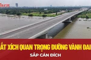 Hình ảnh mới nhất cầu Bình Gởi vượt sông Sài Gòn trước ngày khánh thành 