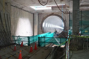 Bên trong đường hầm metro đầu tiên của TP.HCM