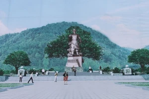 Xây dựng tượng đài vua Mai Hắc Đế cao 10,8 m bên bờ biển
