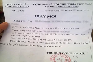 Yêu cầu kiểm tra vụ công an xã mời nộp lệ phí nuôi ong