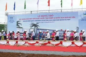 Khởi công nhà máy mứt nha đam, nước sữa gạo...