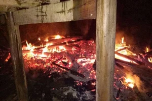 Đổ nhầm xăng vào đèn dầu, 2 mẹ con nguy kịch