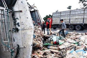 Bắt tài xế để xe tải lật nghiêng đè chết nữ phóng viên 