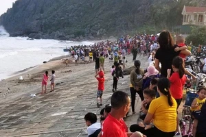 Vẫn chưa tìm thấy học sinh lớp 5 mất tích trên biển 