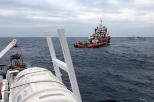 Phát hiện một phần thi thể gần nơi con tàu bị tông chìm 