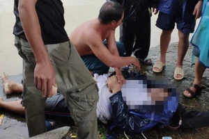 1 công an viên bị nước lũ cuốn tử vong