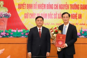 Nghệ An có tân giám đốc Sở Xây dựng