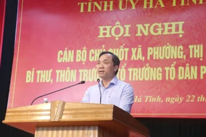 770 cán bộ cơ sở ở Hà Tĩnh quán triệt sách chống tham nhũng của Tổng Bí thư