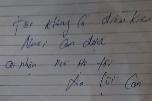 Nghệ An: Bé trai 4 tháng tuổi bị bỏ rơi ở lò gạch kèm tờ giấy ‘xin lỗi con’