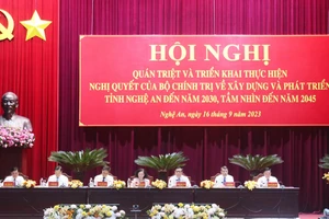Nghệ An triển khai Nghị quyết số 39 của Bộ Chính trị về xây dựng và phát triển 