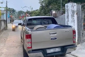 Đỗ xe bán tải chắn ngõ bị quay clip: Phạt tài xế 5 triệu, trừ điểm bằng lái