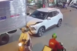 Công an thông tin kết quả nồng độ cồn vụ nữ tài xế ô tô va chạm liên hoàn ở Hà Nội