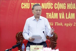 Tổng Bí thư, Chủ tịch nước Tô Lâm: Hà Tĩnh đổi mới tư duy, khơi dậy khát vọng phát triển