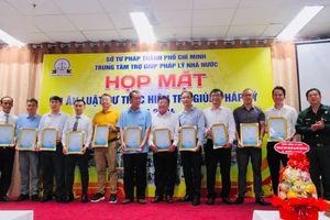 Trung tâm Trợ giúp pháp lý Nhà nước TP.HCM tri ân các luật sư