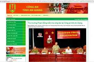 Ra mắt Cổng thông tin điện tử Công an tỉnh An Giang
