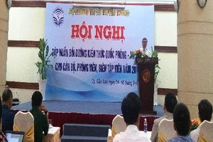 Quang cảnh hội nghị tập huấn cho báo chí