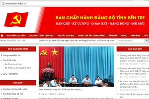 Bến Tre có cổng thông tin điện tử Đảng bộ tỉnh