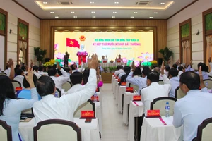 Chiều 3-5, HĐND tỉnh Đồng Tháp khoá IX nhiệm kỳ 2016 – 2021 họp bất thường để thực hiện công tác nhân sự theo thẩm quyền - ảnh dongthap.gov.vn