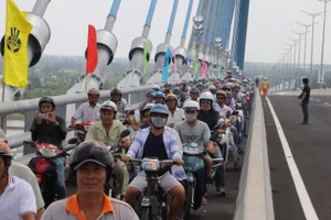 Khánh thành cầu Vàm Cống, cầu dây văng thứ 2 vượt sông Hậu