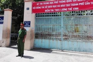 Một trong các địa điểm thi THPT Quốc gia 2019 - ảnh HẢI DƯƠNG