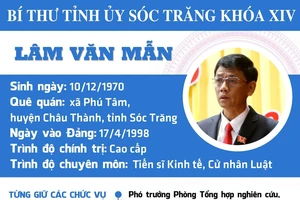 Sóc Trăng có tân Bí thư Tỉnh ủy là tiến sĩ kinh tế