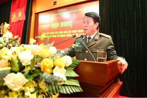 Thứ trưởng Bộ Công an Bùi Văn Nam. Ảnh: BCA