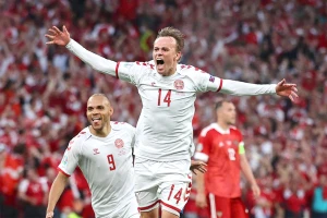 Tinh thần Đan Mạch, tinh thần Eriksen đang dâng lên rất cao. Ảnh: UEFA