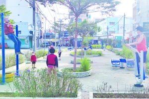Biến điểm đen về rác thành mảng xanh trong khu dân cư