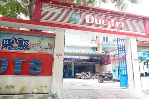 Trường THCS - THPT Đức Trí tuyển sinh vượt chỉ tiêu học sinh lớp 10 đến 26 em. Ảnh: NGUYỄN QUYÊN