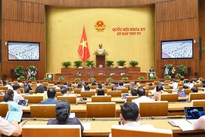 Toàn cảnh kỳ họp thứ tư Quốc hội khóa XV ngày 25-10. Ảnh: QH