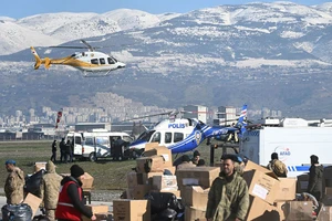Hoạt động nhân đạo tại Thổ Nhĩ Kỳ vẫn đang được gấp rút triển khai. Ảnh: GETTY IMAGES