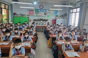 Trường Tiểu học Lương Thế Vinh, quận Gò Vấp là trường đầu tiên thí điểm “lớp học động”. Ảnh: NTCC