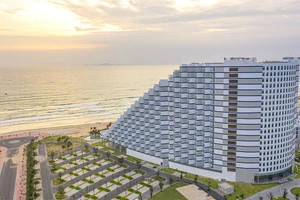 Một dự án khách sạn nghỉ dưỡng tại tỉnh Khánh Hòa. Ảnh: Q.HUY