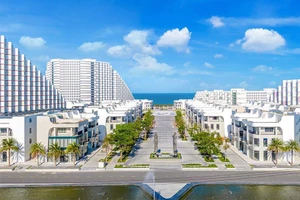 Một dự án bất động sản nghỉ dưỡng tại tỉnh Khánh Hòa. Ảnh: Q.HUY