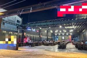 Cơ sở kinh doanh quán nhậu ở quận Bình Thạnh, TP.HCM gây ồn sau 22 giờ bị người dân phản ánh. Ảnh: HUỲNH THƠ