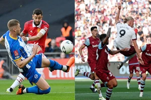  “Man đỏ” bạc nhược trong khi “man xanh” trên đỉnh. Ảnh: GETTY IMAGES