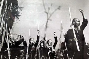 Nhân dân Nam bộ nổi dậy kháng chiến chống Pháp. Ảnh tư liệu