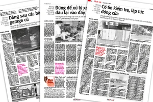 Loạt bài “Những “bến cóc” trá hình ở TP.HCM” được đăng tải trên báo Pháp Luật TP.HCM. 