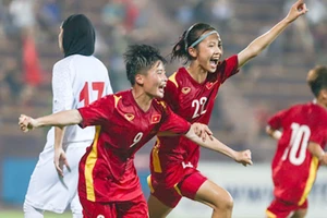 Các cầu thủ U-20 nữ Việt Nam bị đánh giá yếu nhất bảng B nhưng khẳng định sẽ chơi hết mình với cơ hội được cọ xát quý giá. Ảnh: CTP
