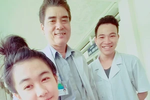 Nữ sinh bị cưa chân đã xuất viện 