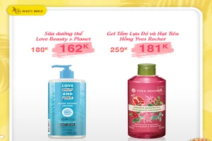 Đón hè, 18.000 mỹ phẩm chính hãng đang giảm đến 1/2 giá