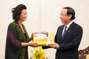 Bí thư TP.HCM Nguyễn Văn Nên tiếp Chủ tịch Thượng viện Vương quốc Bỉ