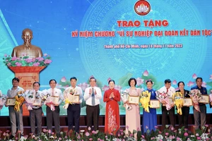 TP.HCM biểu dương cán bộ Mặt trận lan toả tinh thần đoàn kết toàn dân tộc