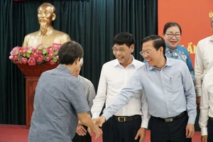 Chủ tịch Phan Văn Mãi mong MTTQ phản biện các kế hoạch phát triển của thành phố