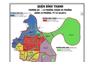 Quận Bình Thạnh đề xuất sắp xếp còn 5 phường, có phường Gia Định 